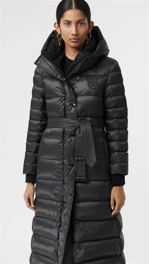 burberry black puffer coat|women's burberry puffer coat sale.